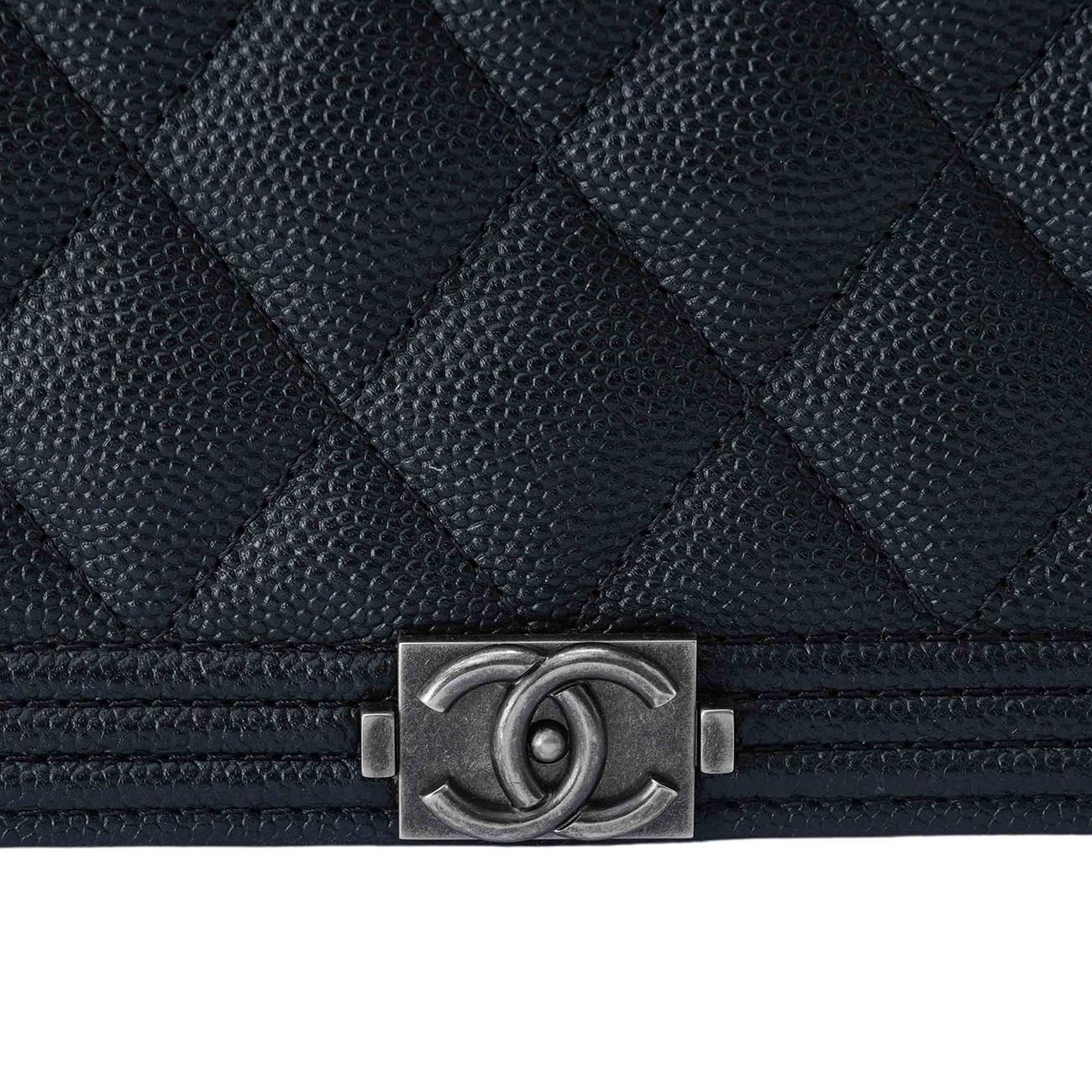 CHANEL(USED)샤넬 보이샤넬 캐비어 WOC 블랙